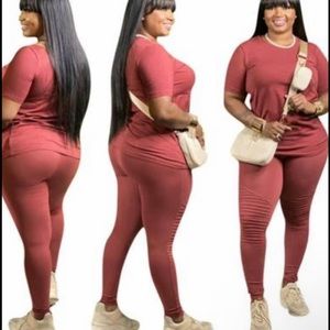 Two piece set plus size